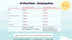 lernen präteritum