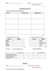 vokabeltest englisch